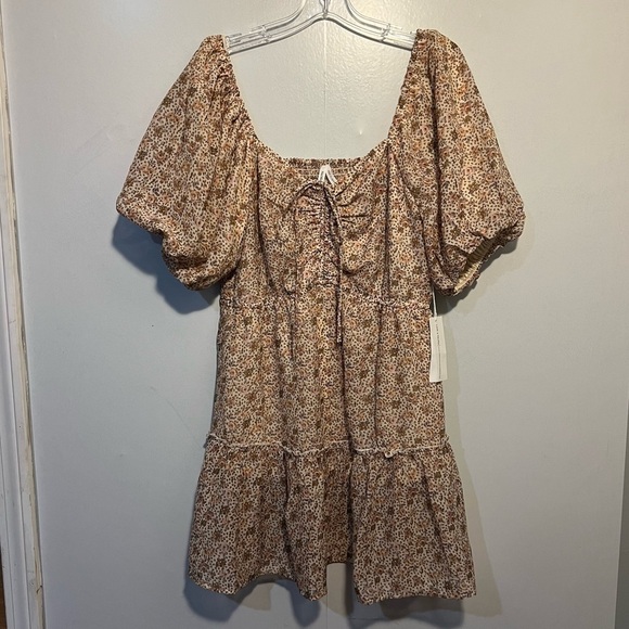 Live 4 Truth Dresses & Skirts - Live 4 Truth Boho Festival Dress Floral Balloon Sleeve Ruffle Bohemian XL